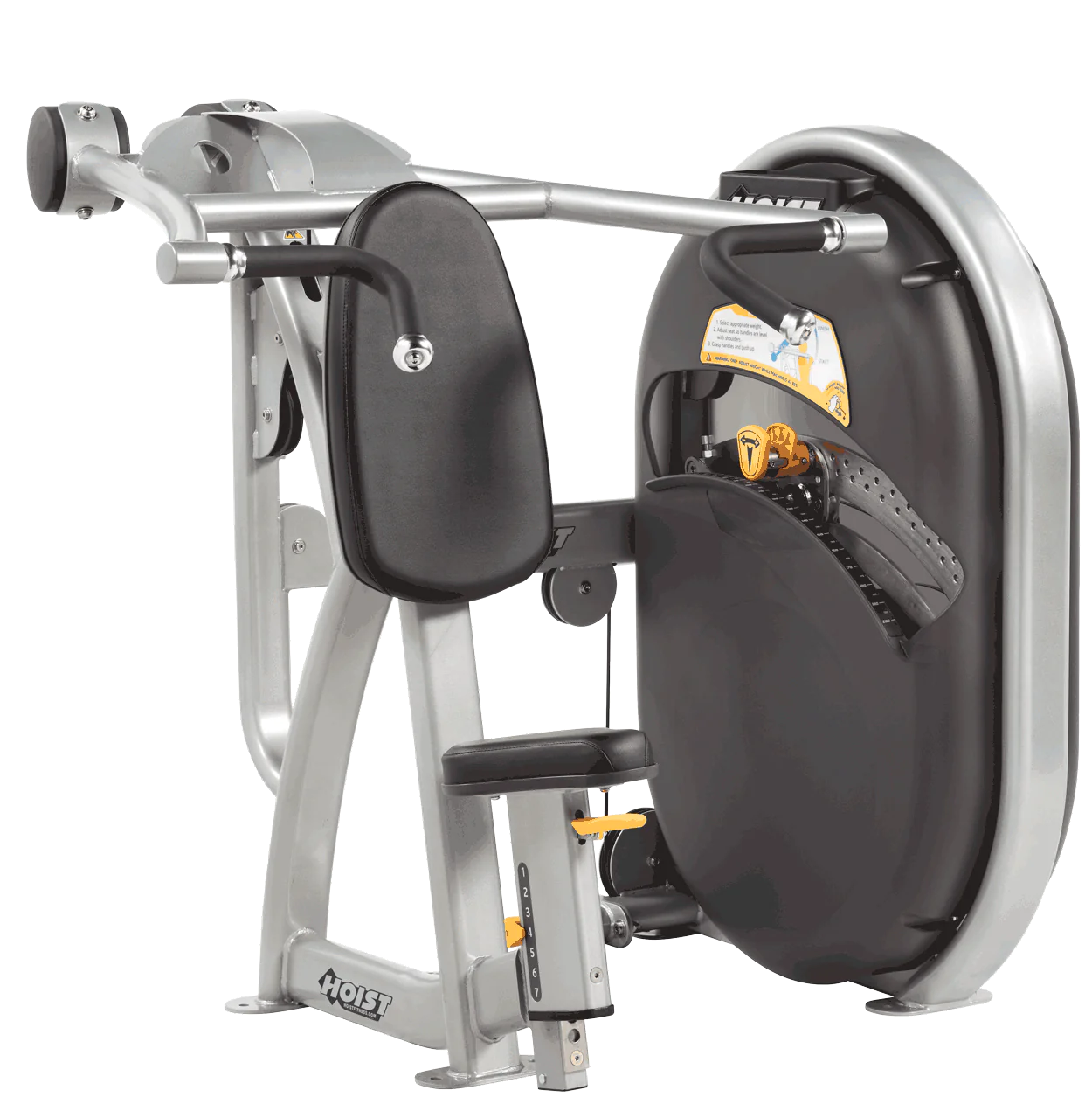 Hoist Fitness CL-3501 Shoulder Press full view | Fitness Experience