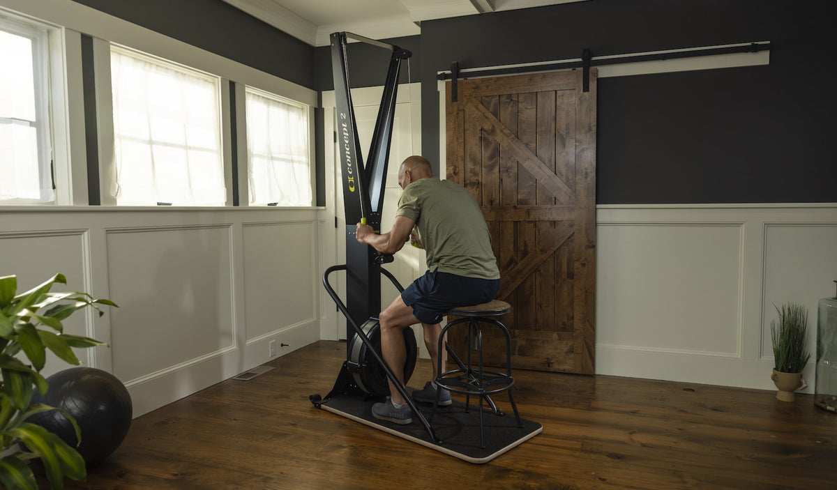 Concept 2 SkiErg view in use | Fitness Experience