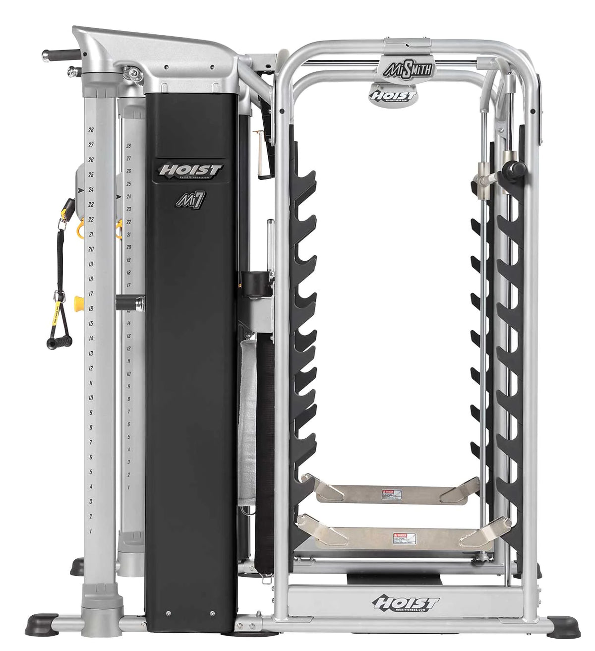 Hoist Fitness Mi7 Smith Functional Training System side view | Fitness Experience