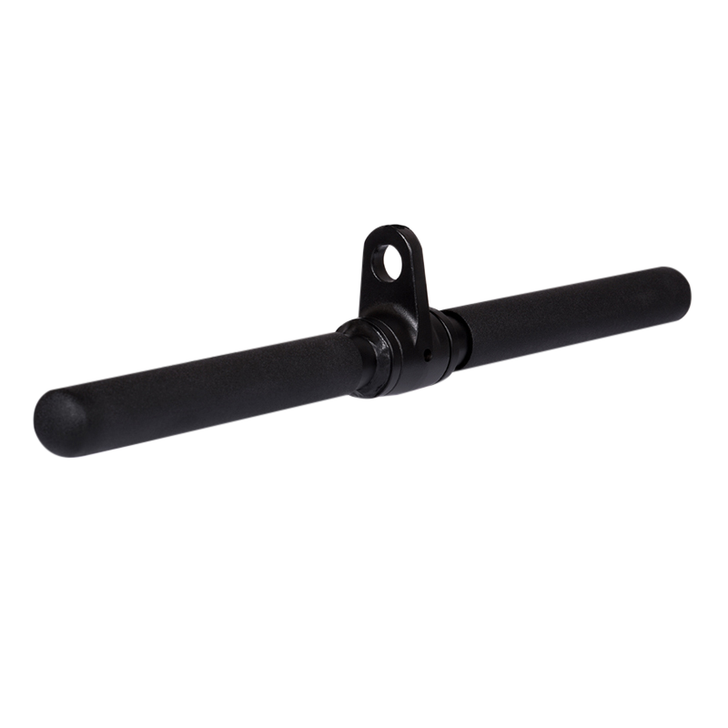 Inspire Fitness Steel 18" Revolving Straight Bar side view | Fitness Experience