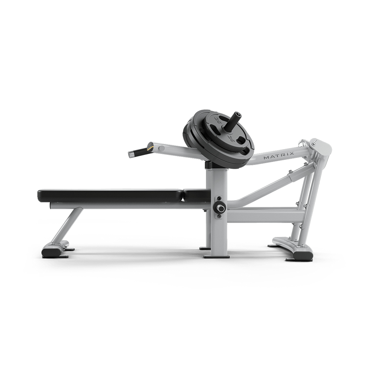 Matrix Fitness Magnum Supine Bench Press side view | Fitness Experience