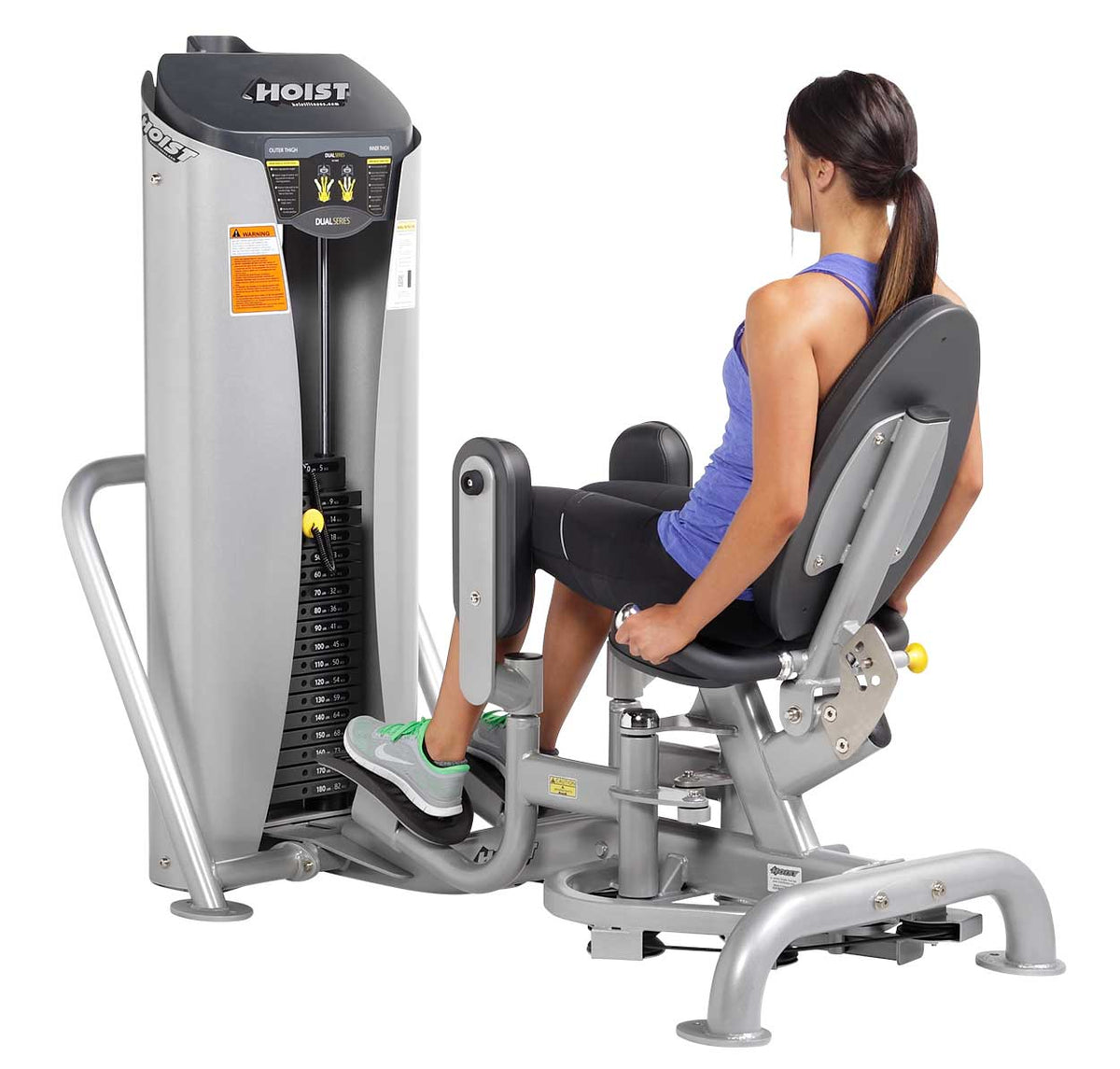 Hoist Fitness HD-3800 Inner/Outer Thigh view of outer thigh exercise | Fitness Experience
