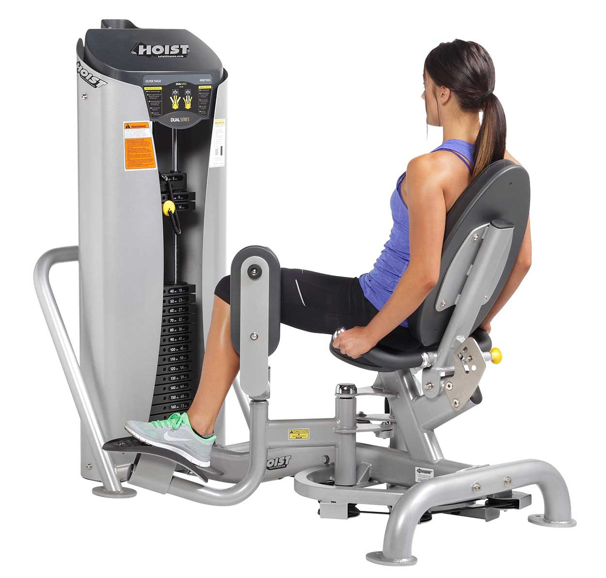 Hoist Fitness HDG-3800 Inner/Outer Thigh view of outer thigh exercise | Fitness Experience