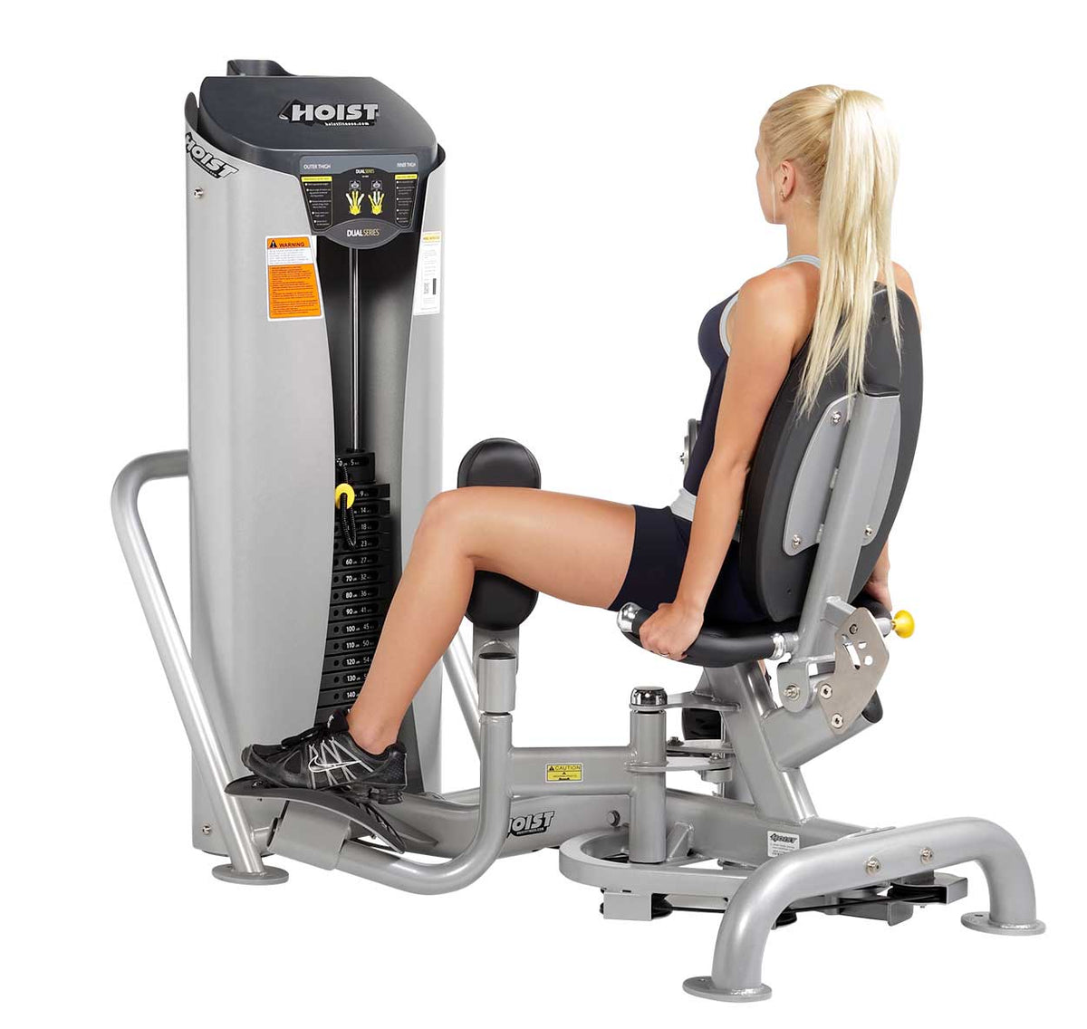 Hoist Fitness HD-3800 Inner/Outer Thigh view of inner thigh exercise | Fitness Experience