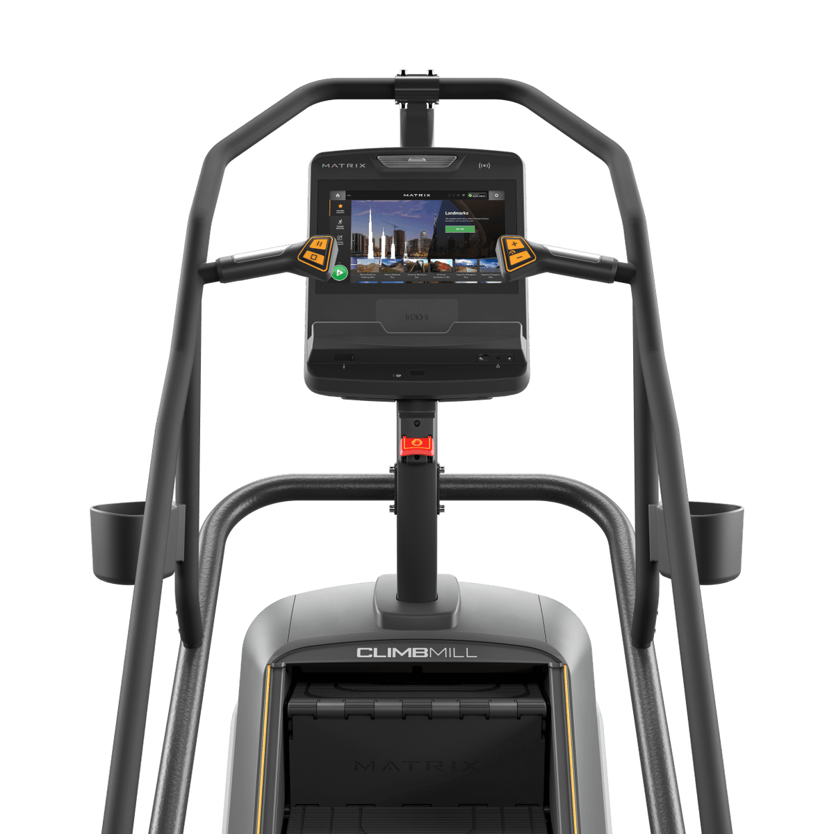 Matrix Fitness Endurance Climbmill with Touch Console view of console | Fitness Experience