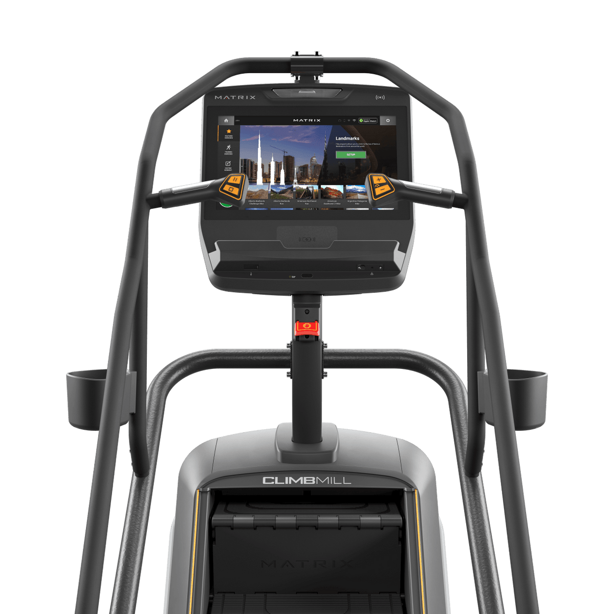Endurance Climbmill with Touch XL Console view of console | Fitness Experience