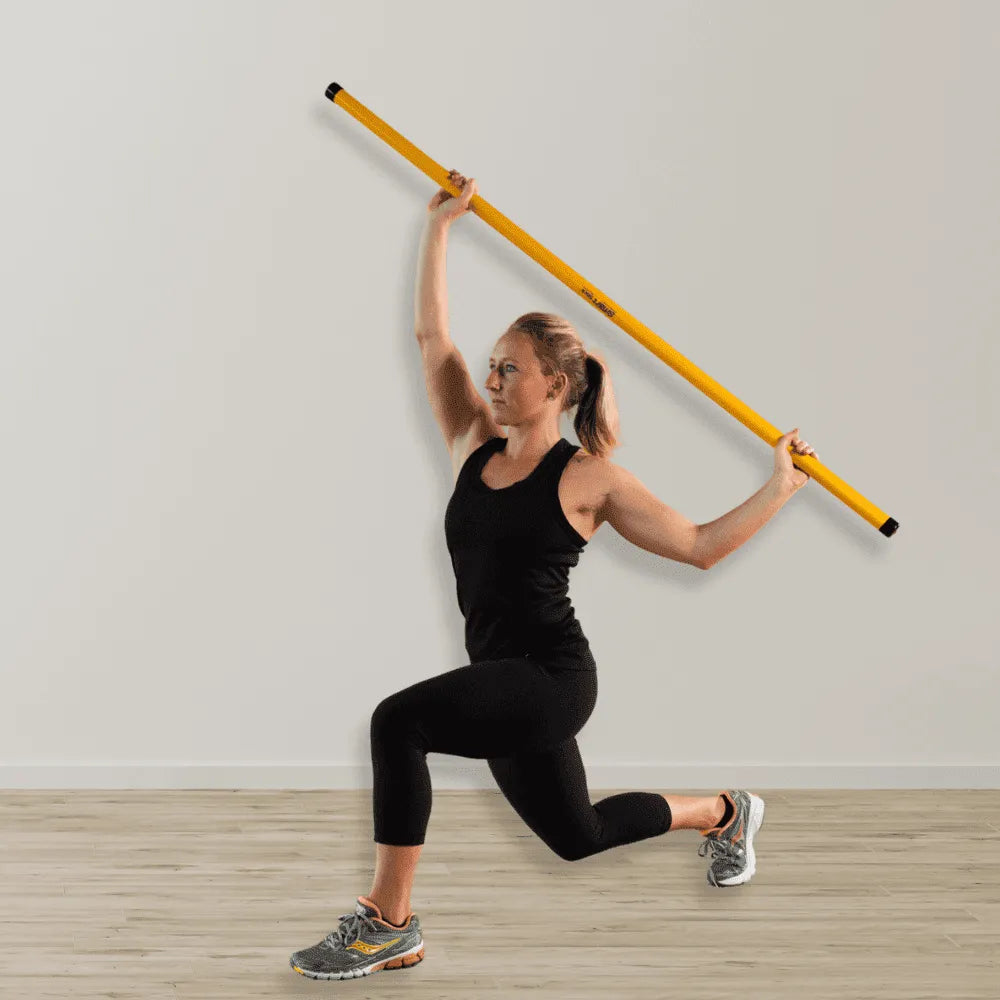 Prism Fitness Smart Mobility and Recovery Training Bundle view of weighted stick | Fitness Experience