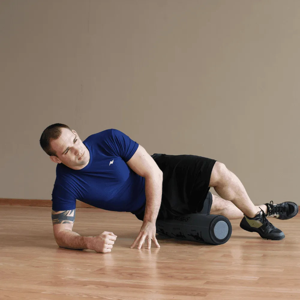 Prism Fitness Smart Mobility and Recovery Training Bundle view of foam roller | Fitness Experience