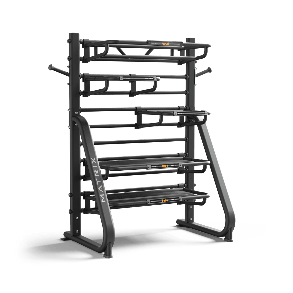 Matrix Fitness Connexus Storage Station front view | Fitness Experience