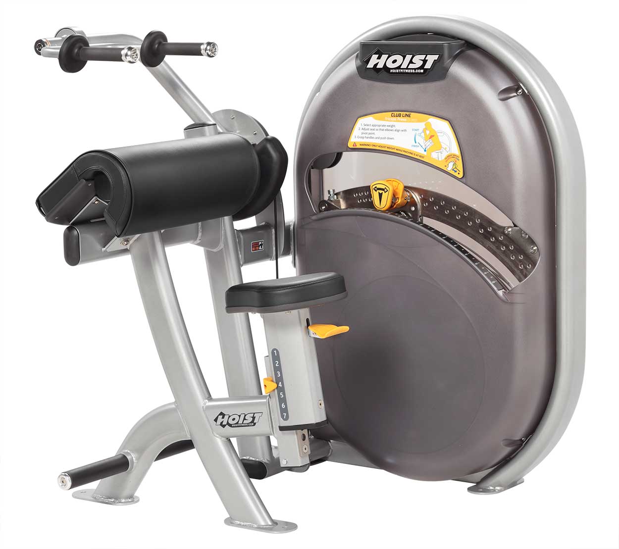 Hoist Fitness CL-3103 Triceps Extension rear view | Fitness Experience