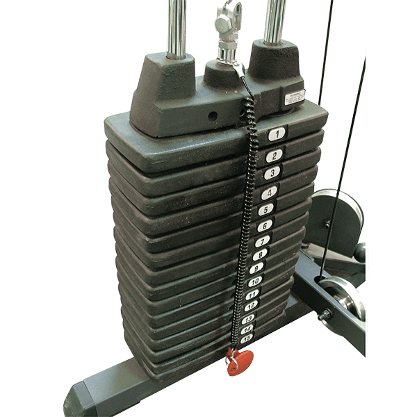 Body-Solid SP150 150 lb stack upgrade (pp10) full view | Fitness Experience