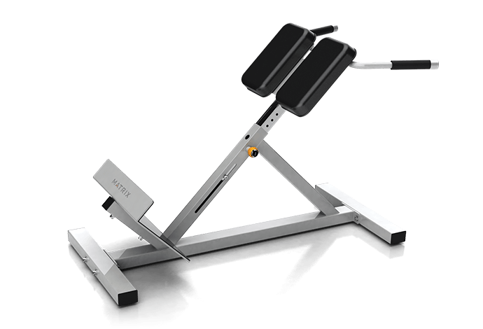 Matrix Fitness G1 Back Extension Bench full view | Fitness Experience