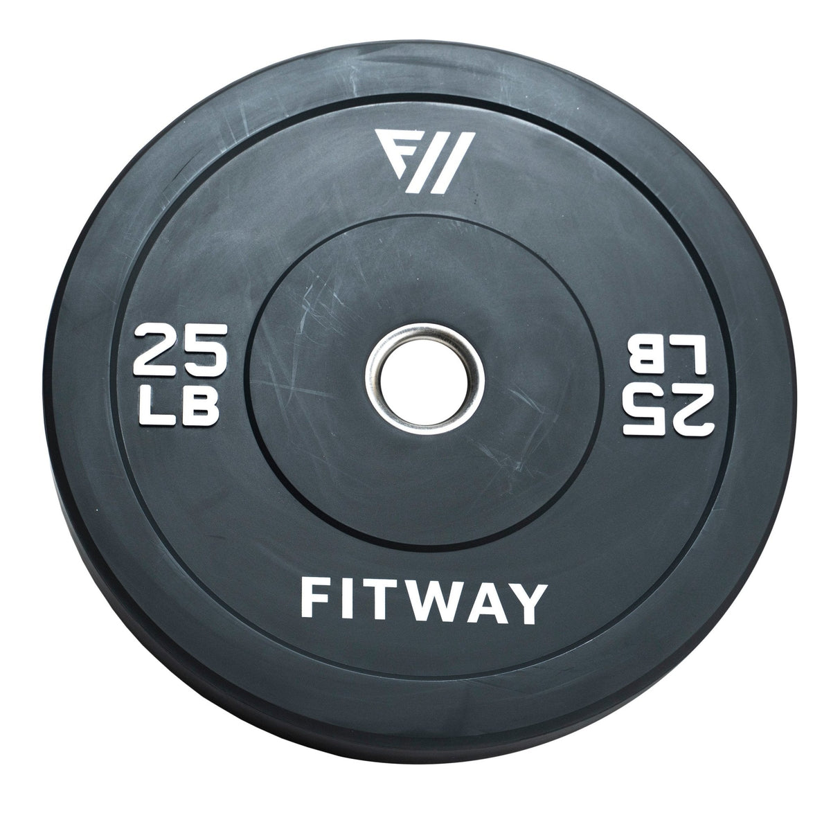 FitWay Equip. 25lb Olympic Rubber Bumper Plate - Fitness Experience