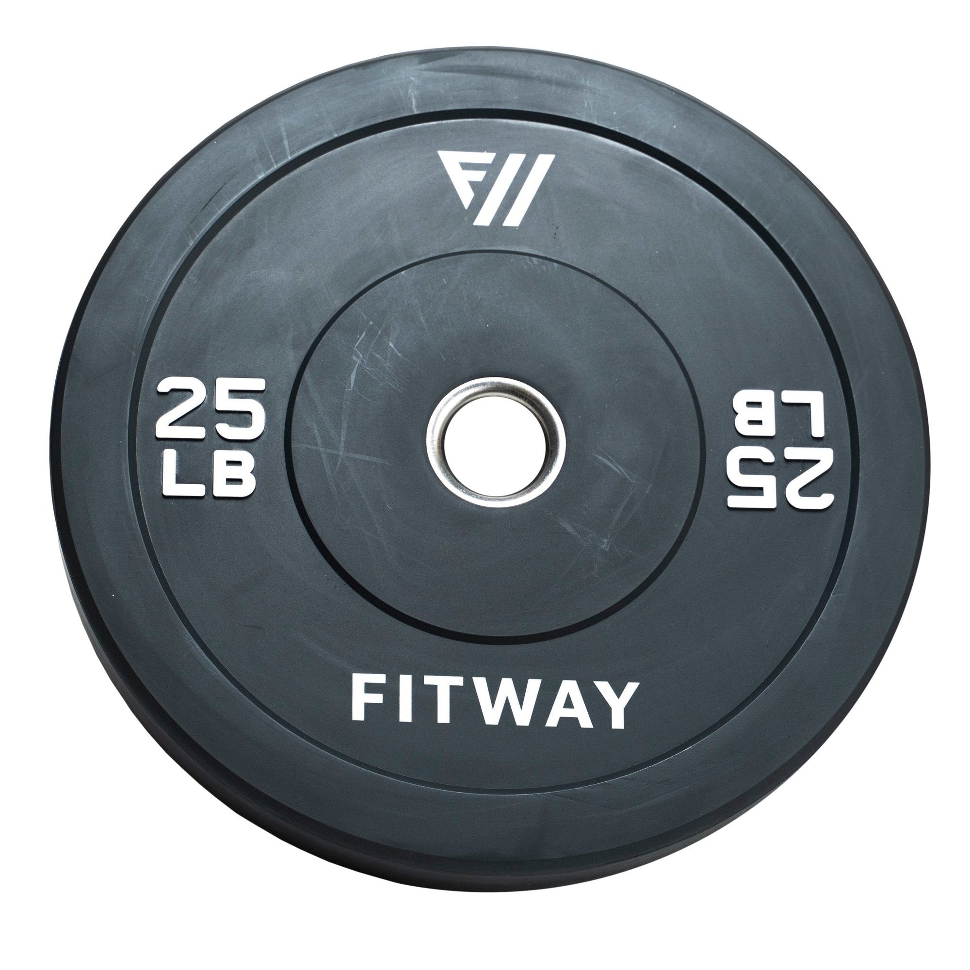 FitWay Equip. 25lb Olympic Rubber Bumper Plate - Fitness Experience