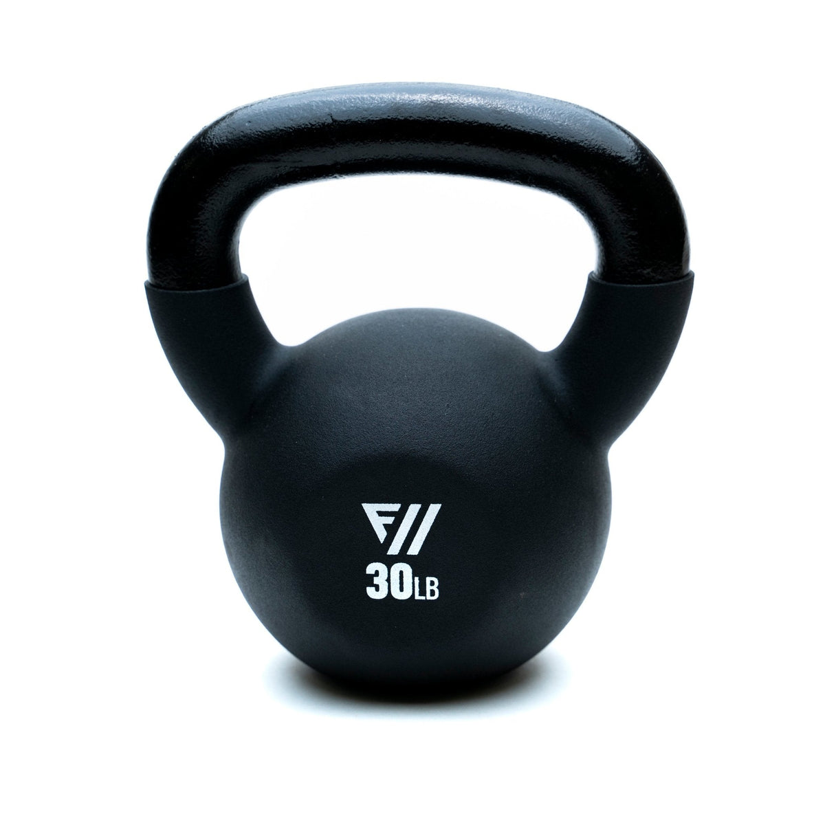 FitWay Equip. 30lb Black Neoprene Kettlebell - Fitness Experience