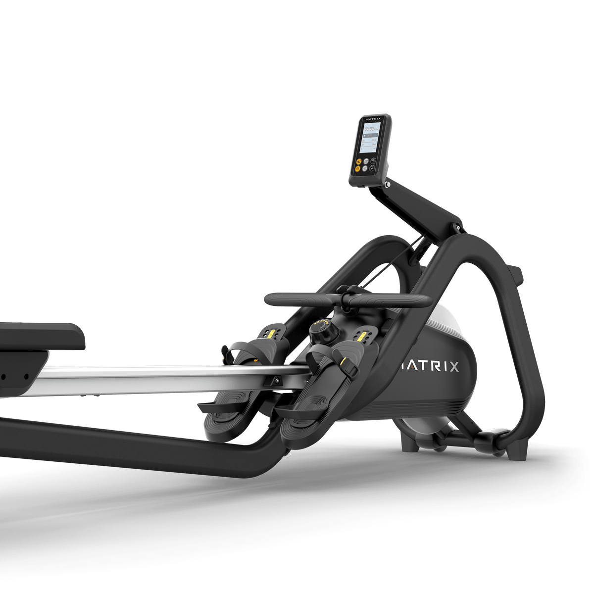 Matrix Fitness Rower with Magnetic Resistance side view | Fitness Experience