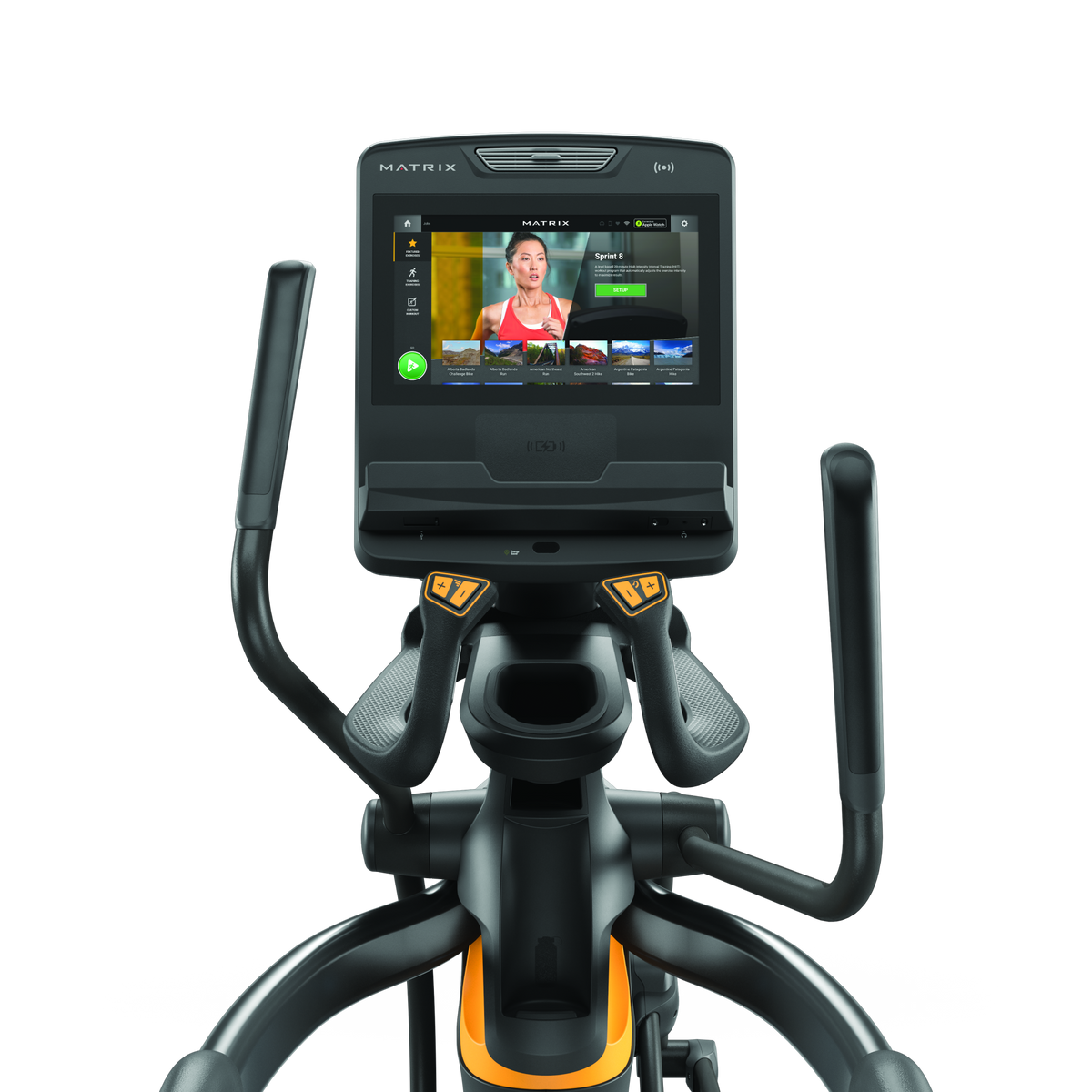 Matrix Fitness Performance Ascent Trainer console view | Fitness Experience