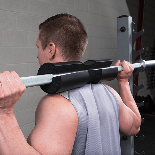 Body-Solid Premium Bar Pad attached to bar | Fitness Experience