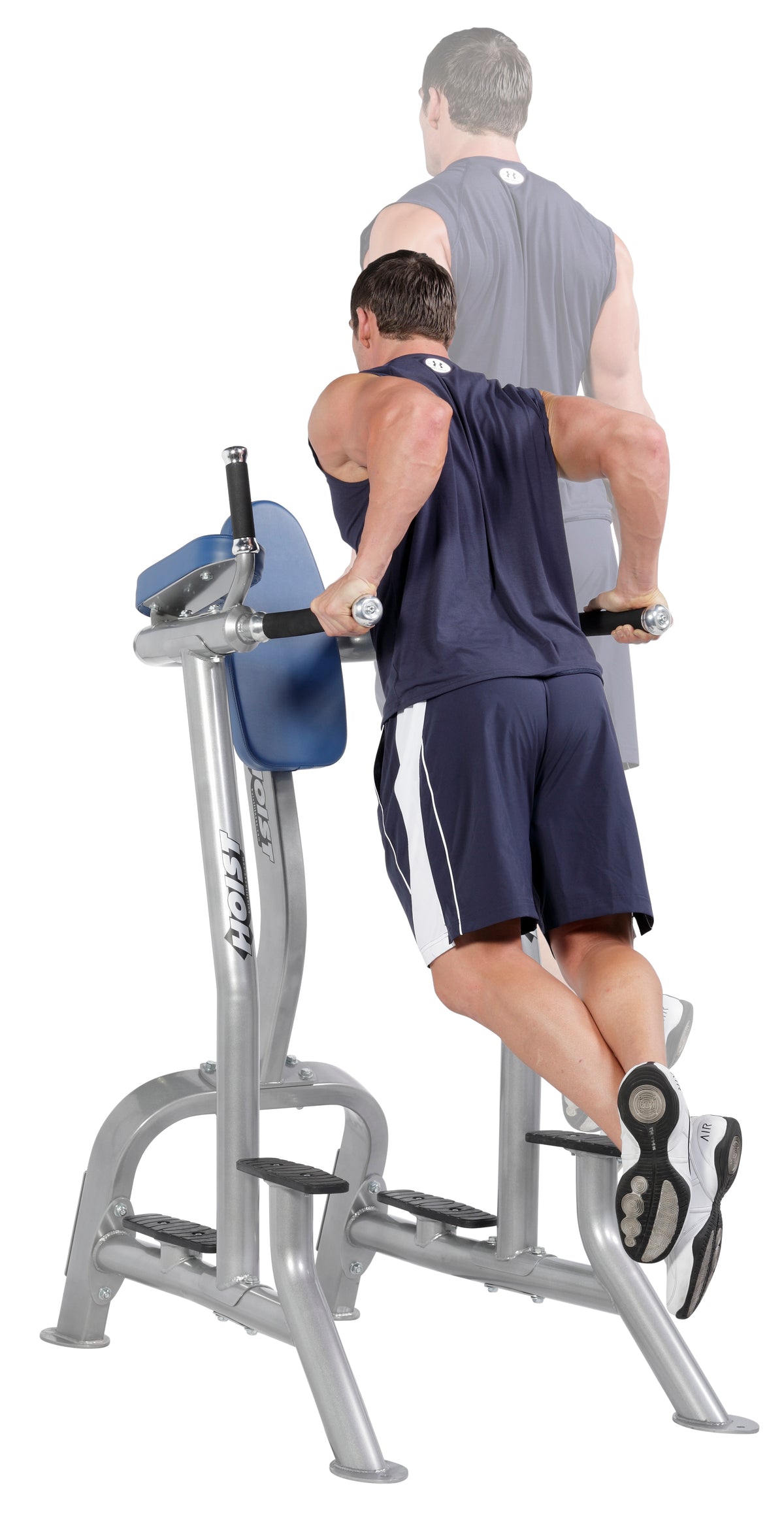 Hoist Fitness CF-3252-A Vertical Knee Raise/Dip view of dip exercise | Fitness Experience