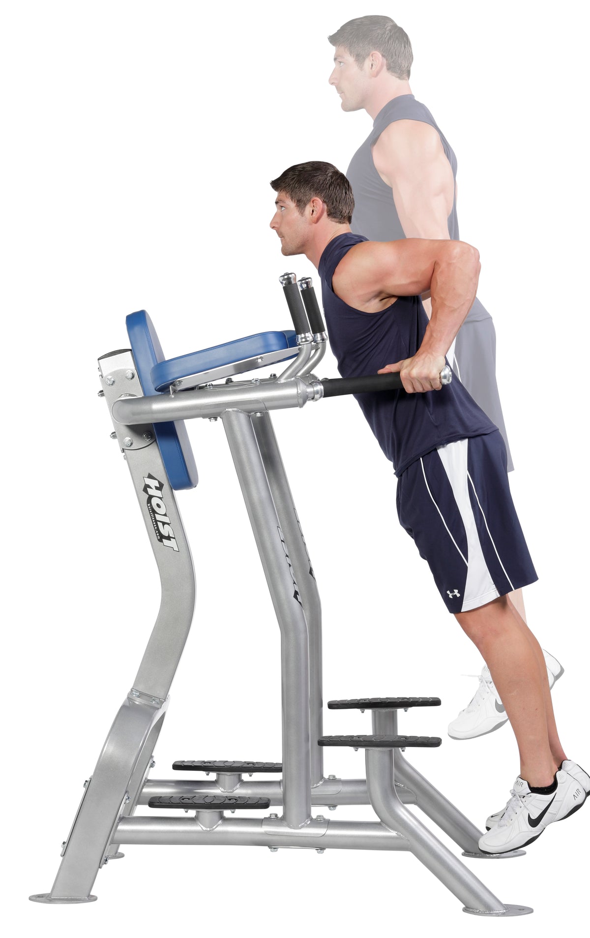 Hoist Fitness CF-3252-A Vertical Knee Raise/Dip view of dip exercise | Fitness Experience