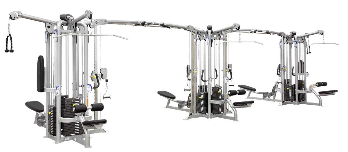 Hoist Fitness CMJ-6000-3 14 Station Tri Pod full view | Fitness Experience