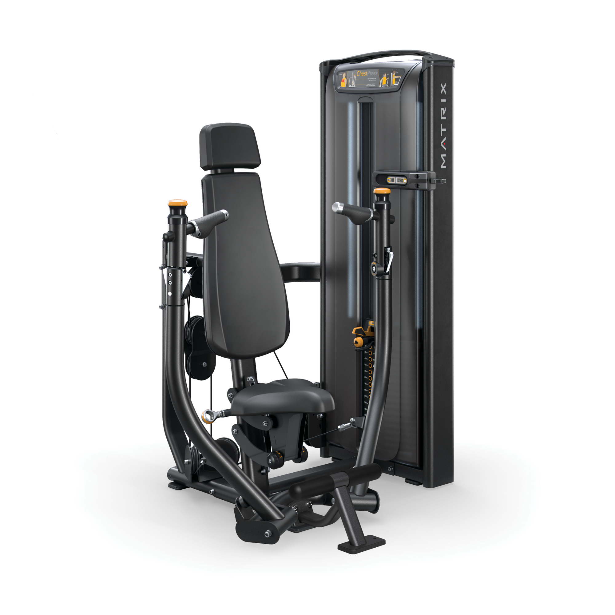 Matrix Fitness Converging Chest Press with foot kit | Fitness Experience