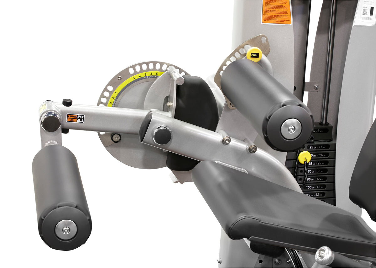 Hoist Fitness HD-3400 Leg Extension/Leg Curl view of seat and leg padding | Fitness Experience