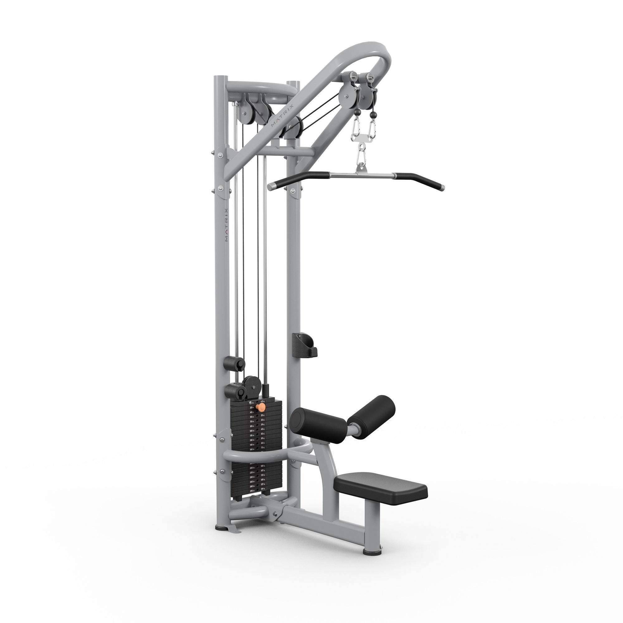 Matrix Fitness Aura Lat Pulldown full view | Fitness Experience