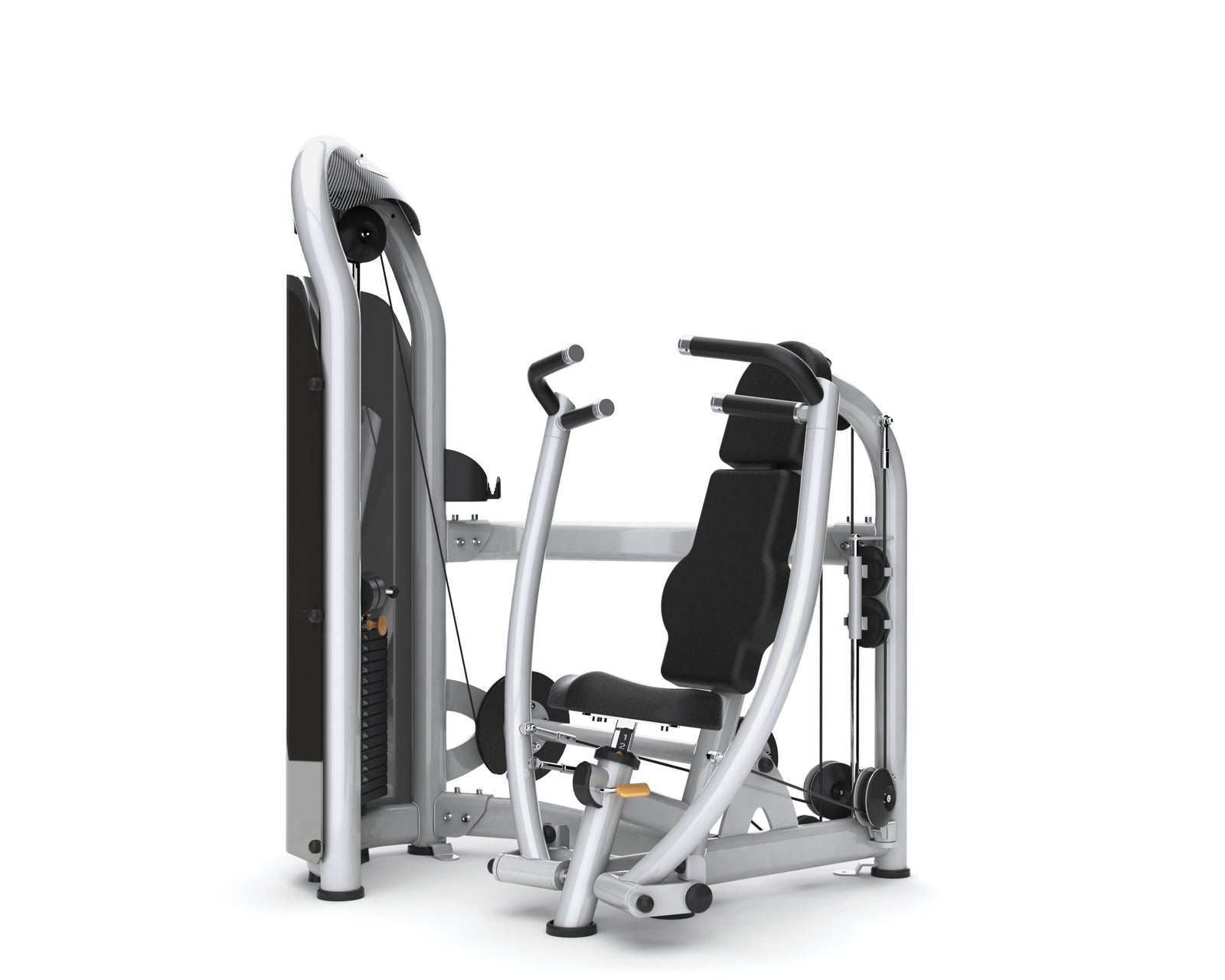 Matrix Fitness Aura Converging Chest Press front view | Fitness Experience
