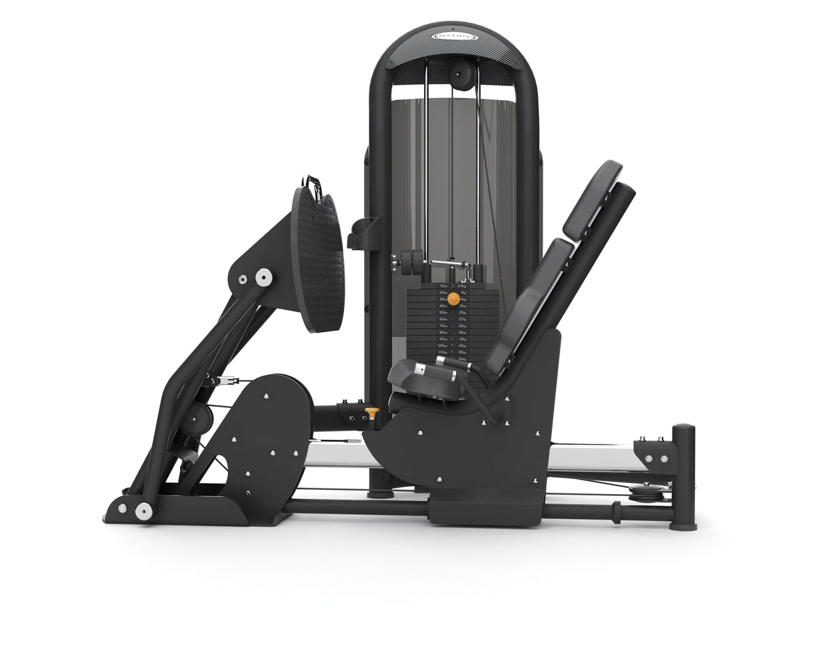 Matrix Fitness Aura Leg Press full view | Fitness Experience