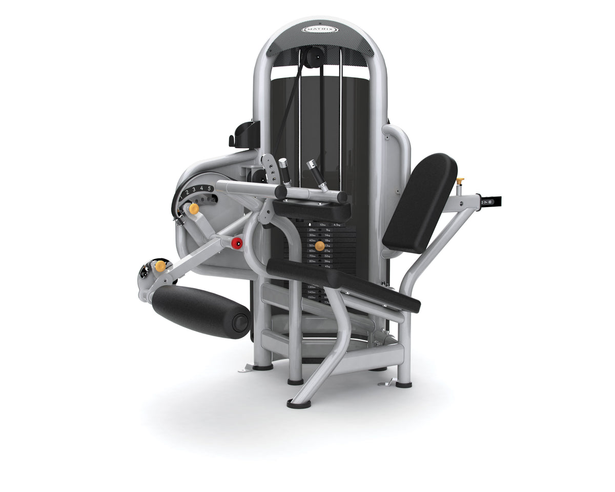 Matrix Fitness Aura Seated Leg Curl front view | Fitness Experience