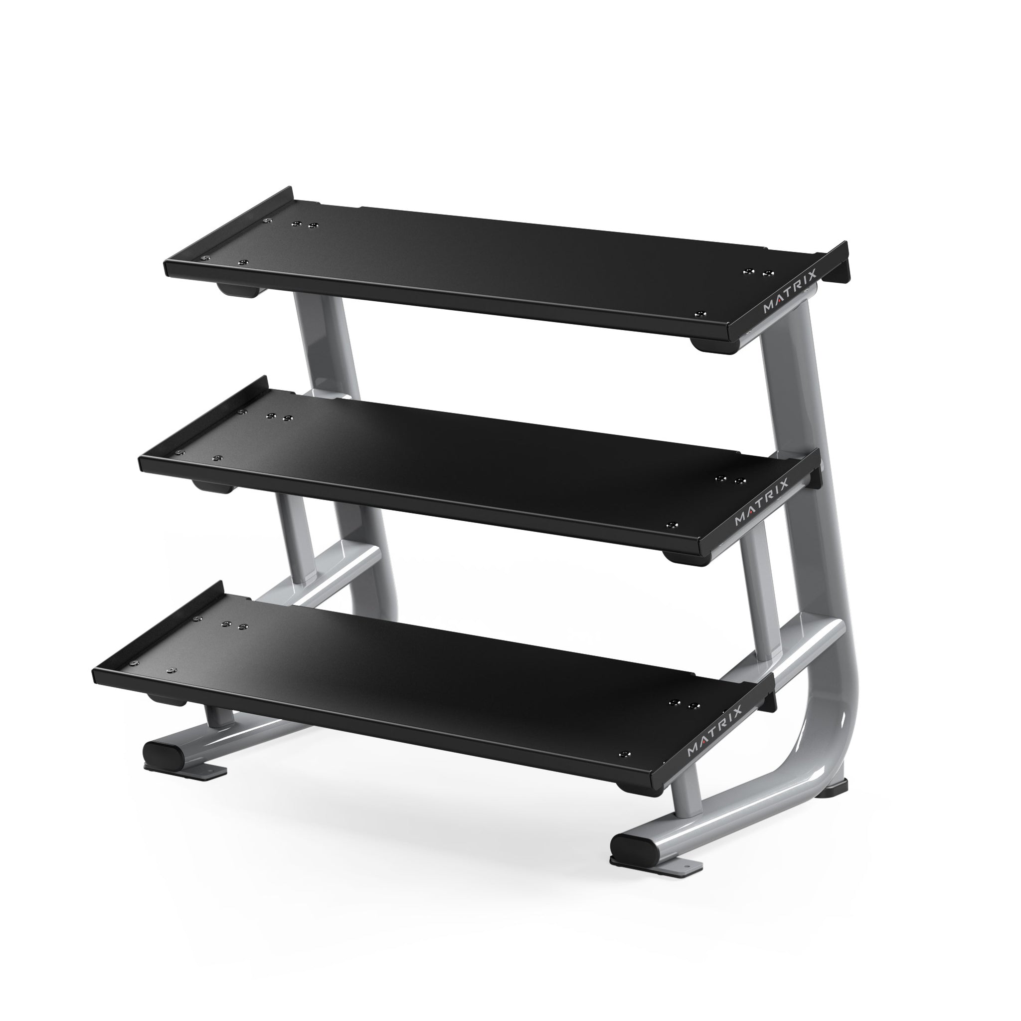 Matrix Kettlebell Rack Matrix Fitness Magnum Studio Flat-Tray Dumbbell Rack | Fitness ...