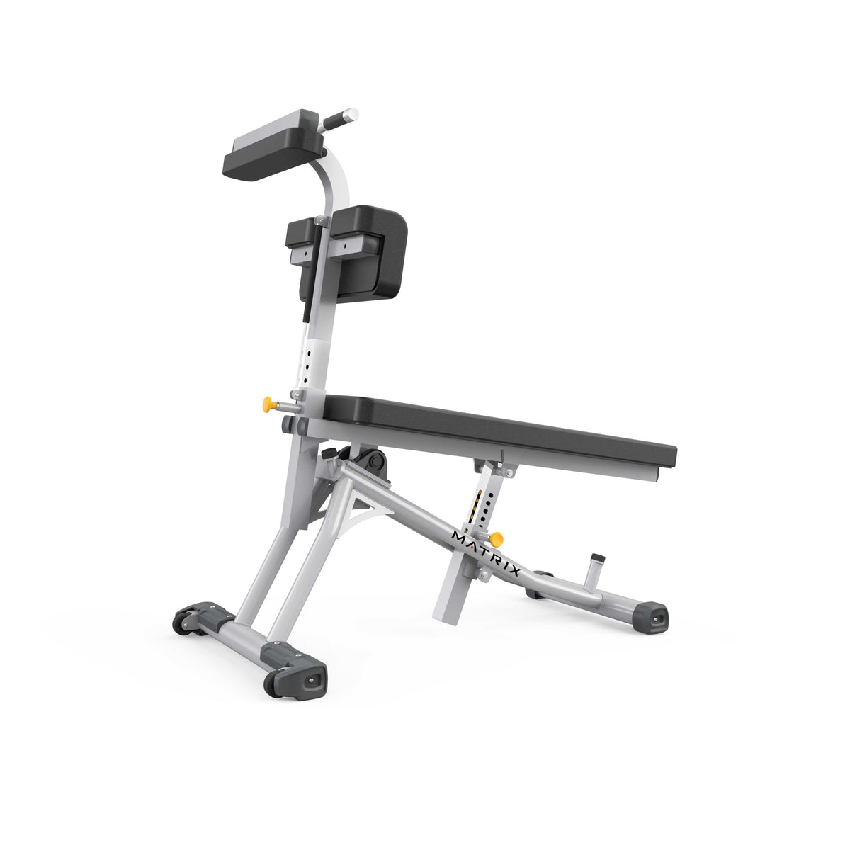 Matrix Fitness Magnum Adjustable Ab Bench full view | Fitness Experience