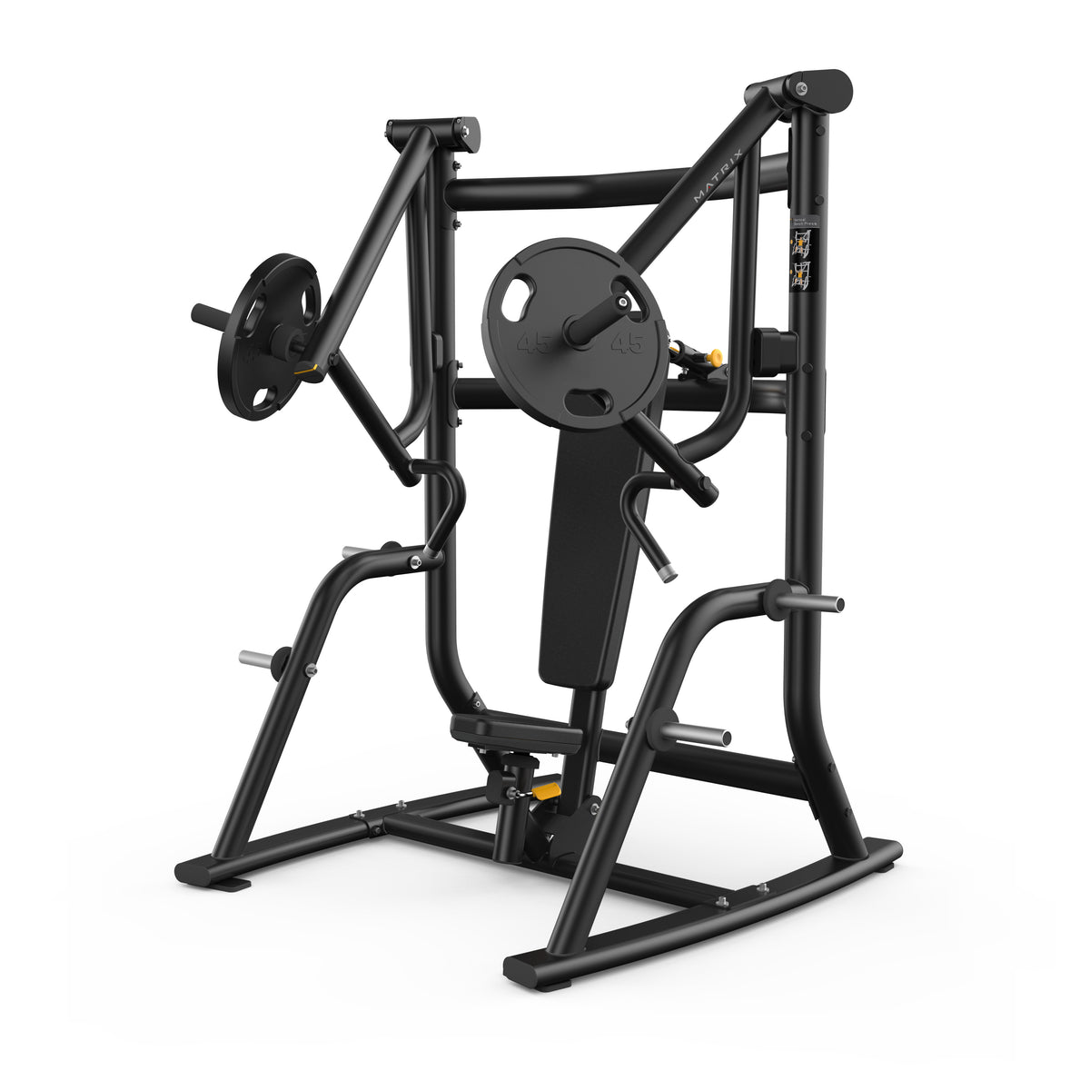 Matrix Fitness Magnum Vertical Bench Press front view | Fitness Experience