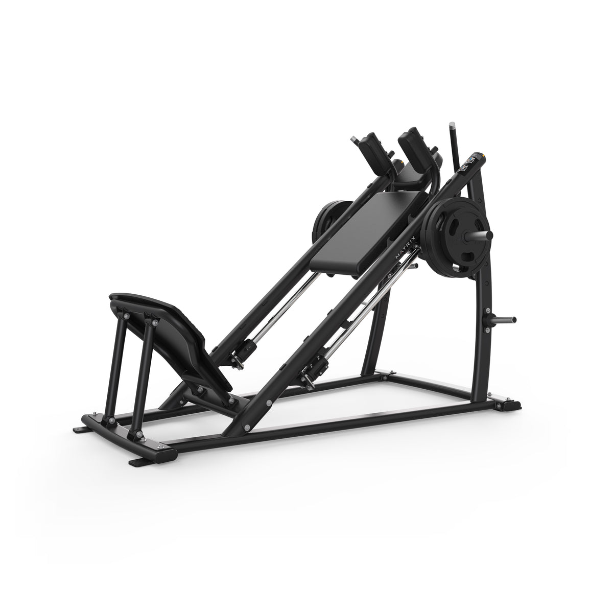 Matrix Fitness Magnum Hack Squat full view | Fitness Experience