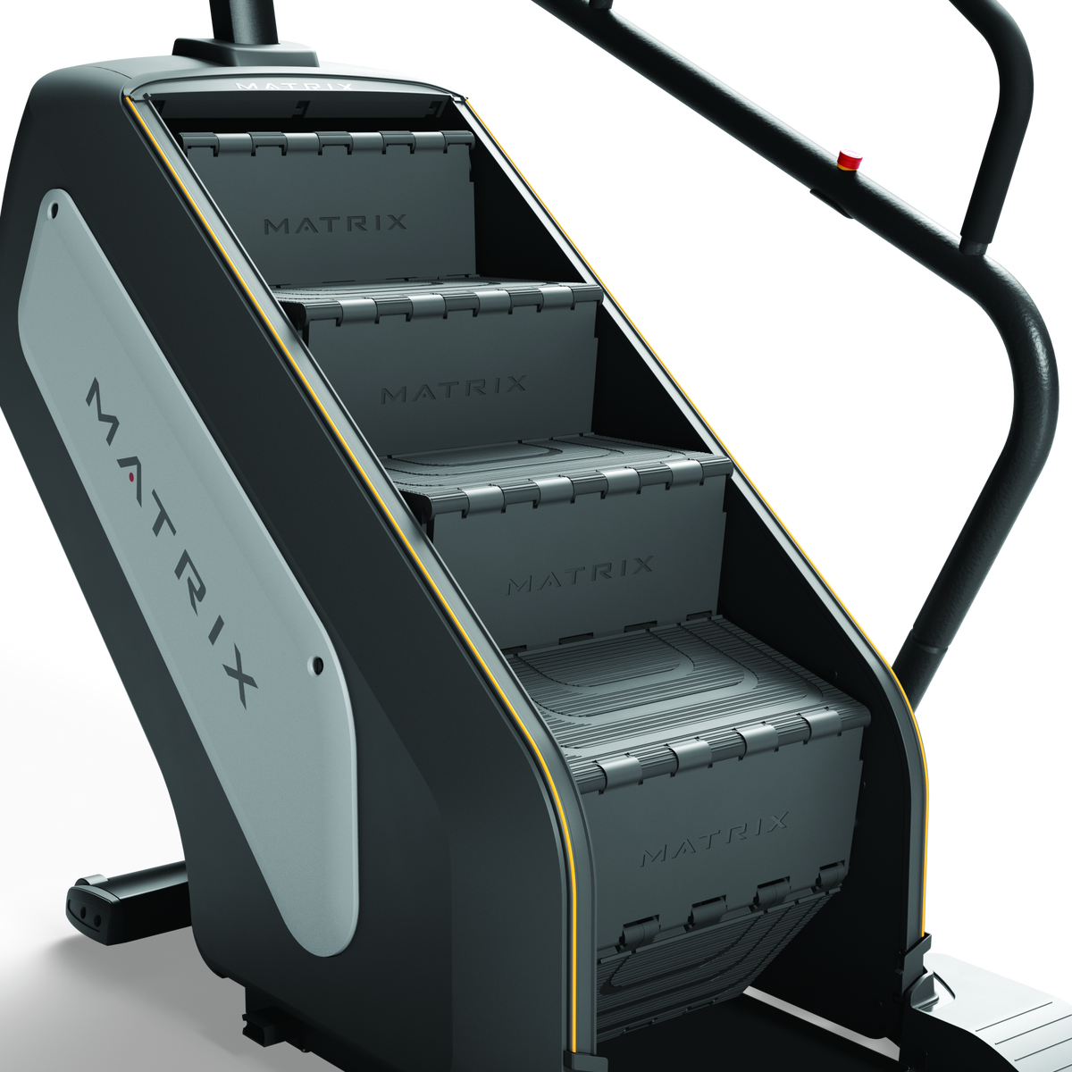 Matrix Fitness Performance Climbmill view of stairs | Fitness Experience