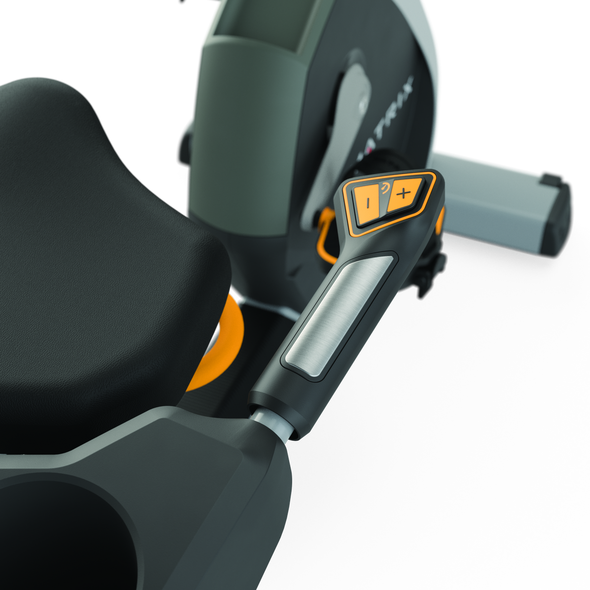 Matrix Fitness Performance Recumbent Cycle touch points view | Fitness Experience