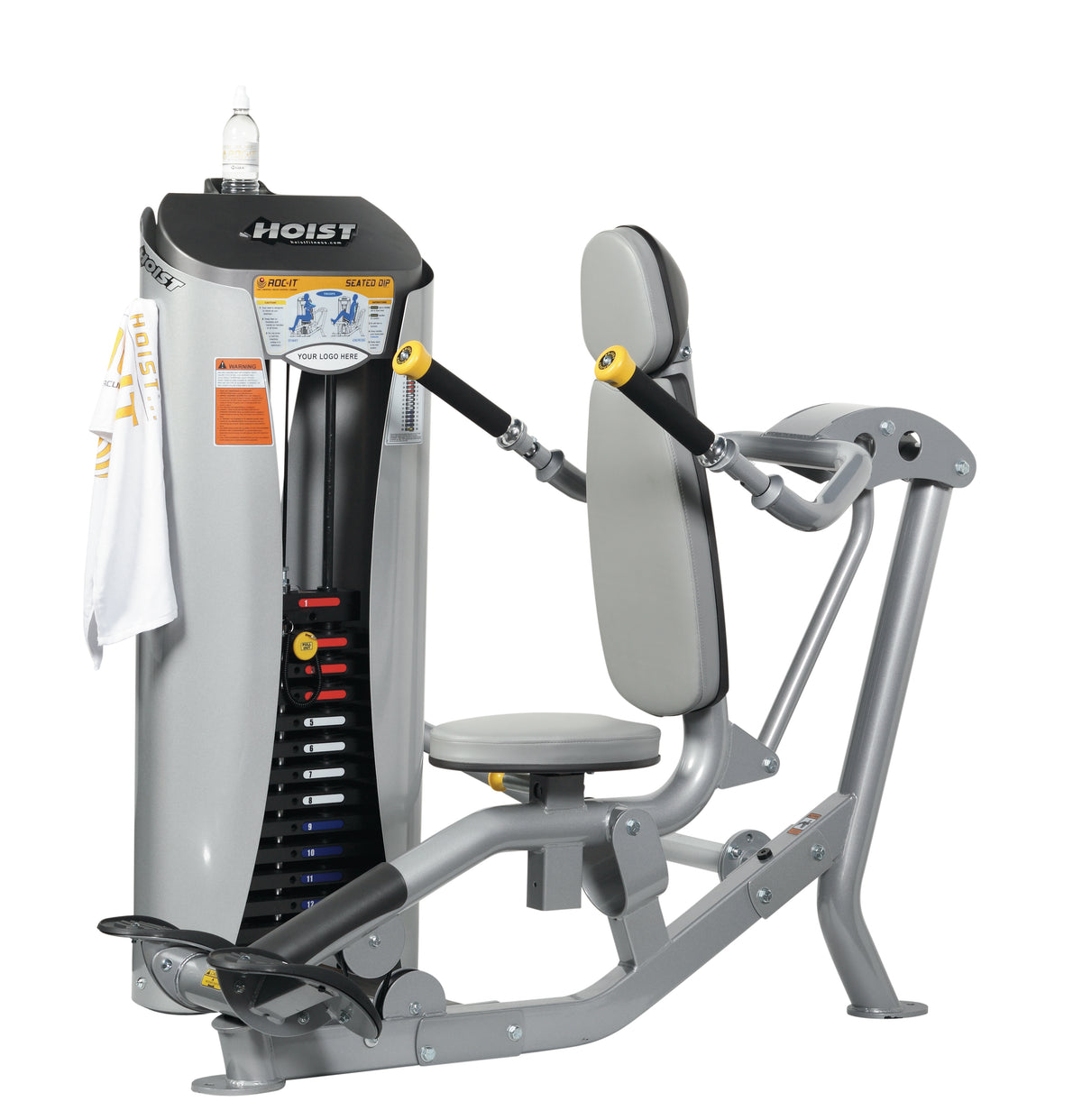 Hoist Fitness RS-1101 Seated Dip full view | Fitness Experience