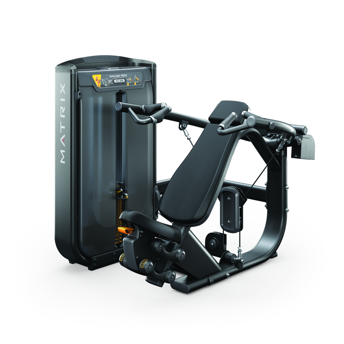 Matrix Fitness Ultra Converging Shoulder Press front view | Fitness Experience