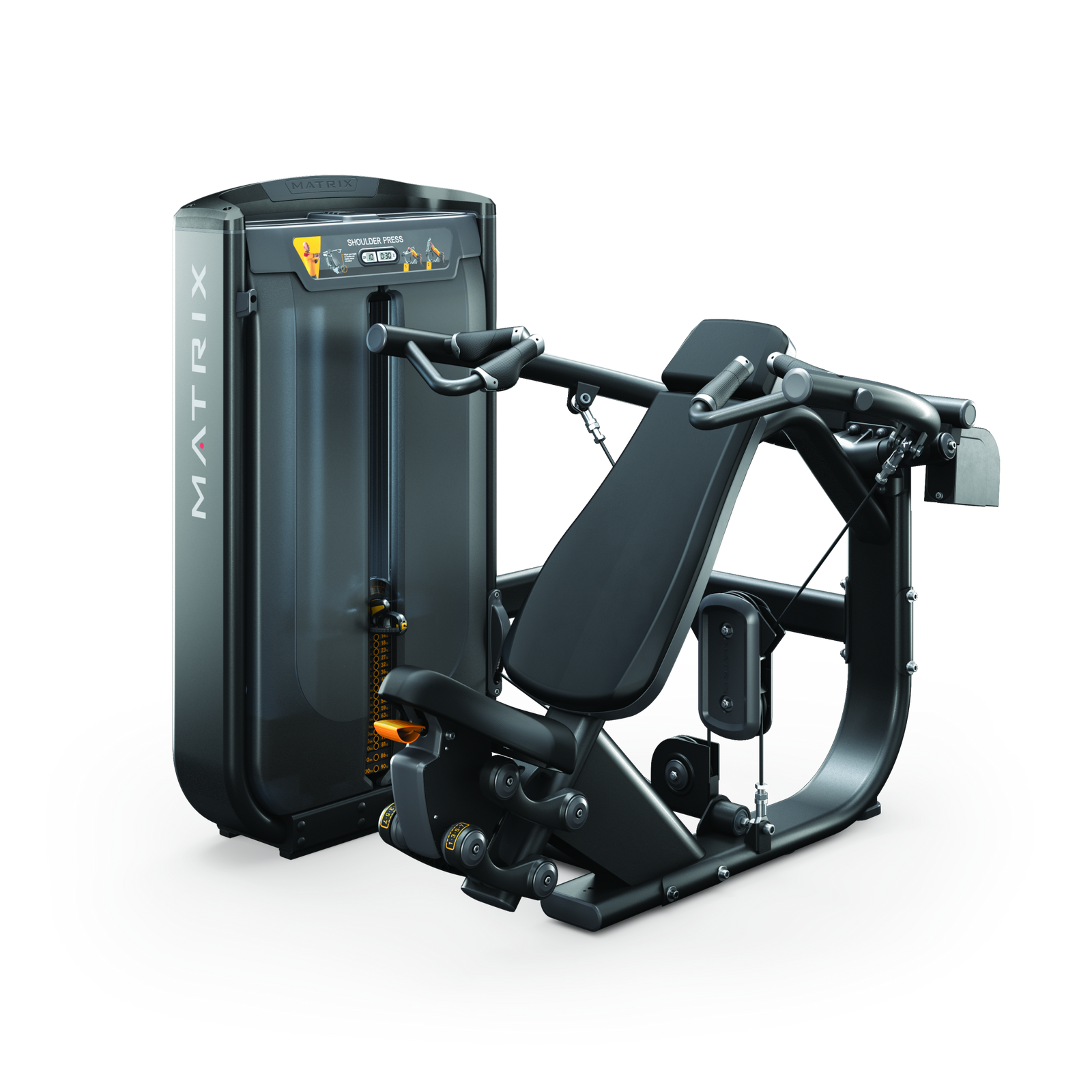 Matrix Fitness Ultra Converging Shoulder Press front view | Fitness Experience