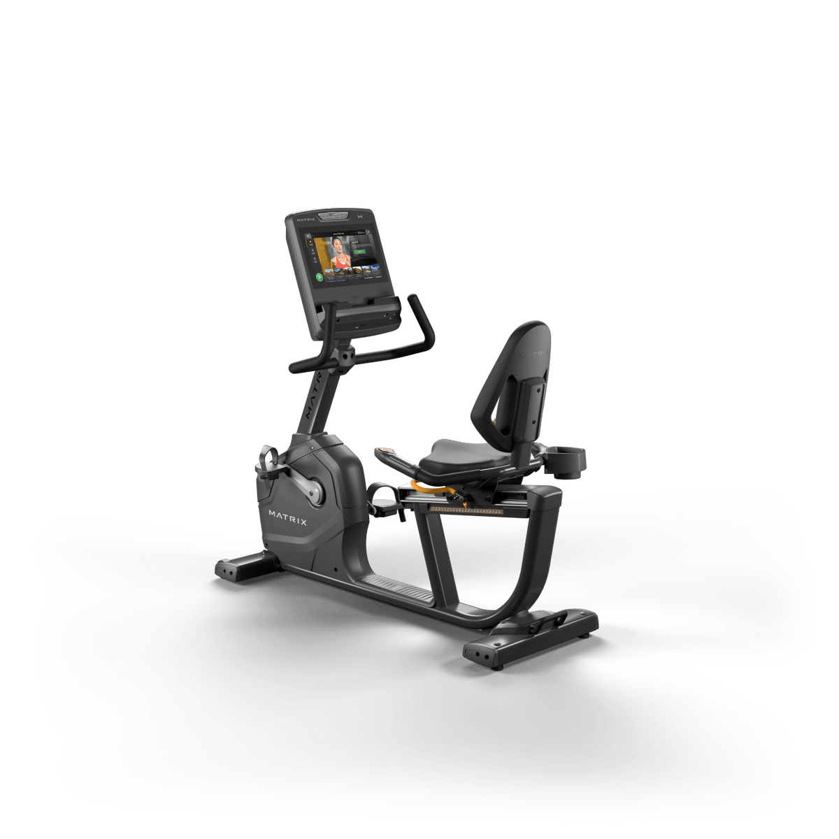 Matrix Fitness Endurance Recumbent Cycle with Touch Console full view | Fitness Experience