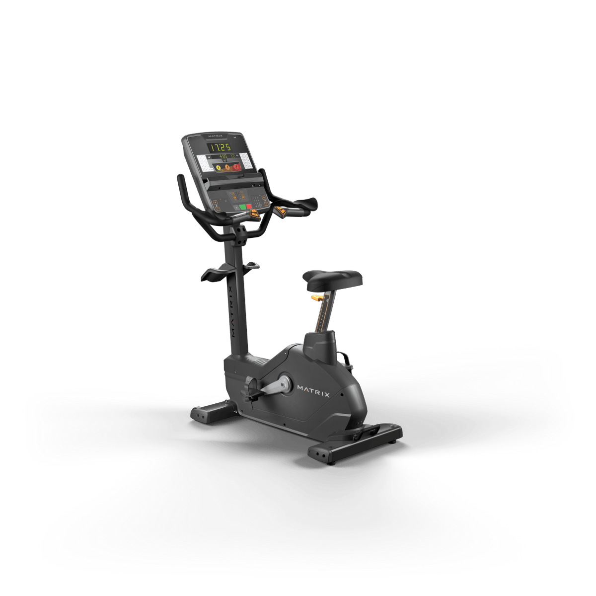 Matrix Fitness Endurance Upright Cycle with Group Training Console full view | Fitness Experience