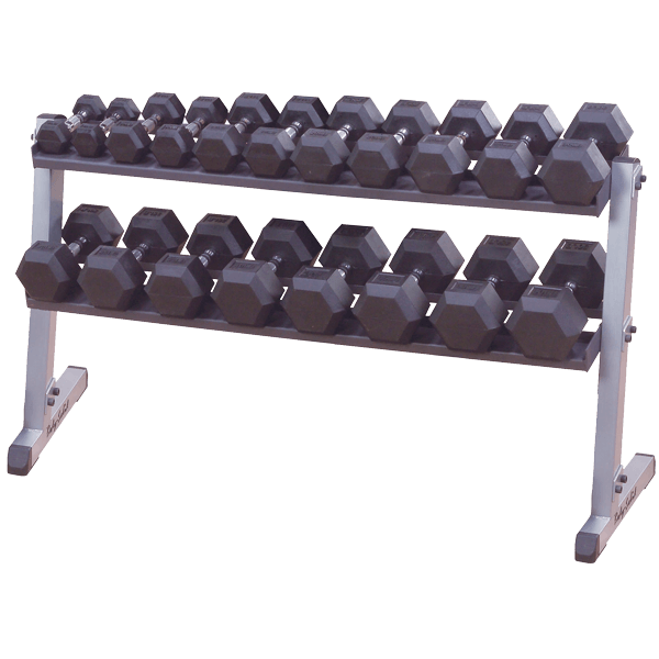 Body-Solid GDR60 60&quot; 2 Tier Dumbbell Rack | Fitness Experience