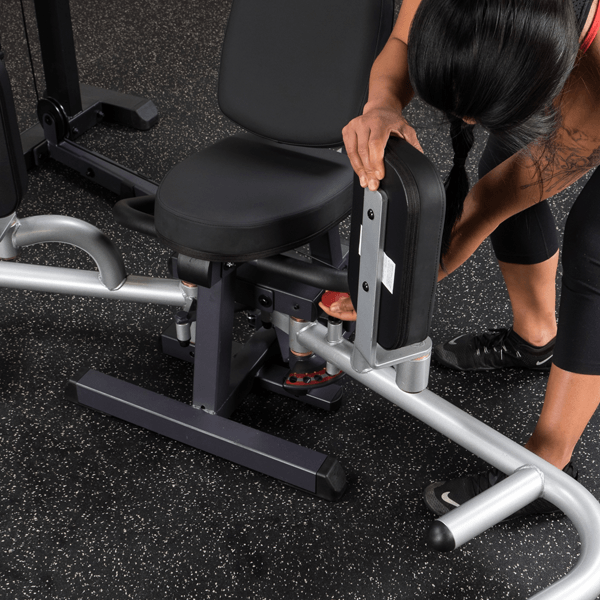 Body-Solid Pro Select Inner and Outer Thigh Machine exercise adjustment view | Fitness Experience