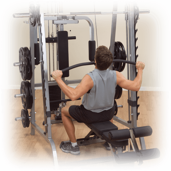 Body-Solid GLA348QS Lat Attachment for Series 7 Smith Machine | Fitness Experience