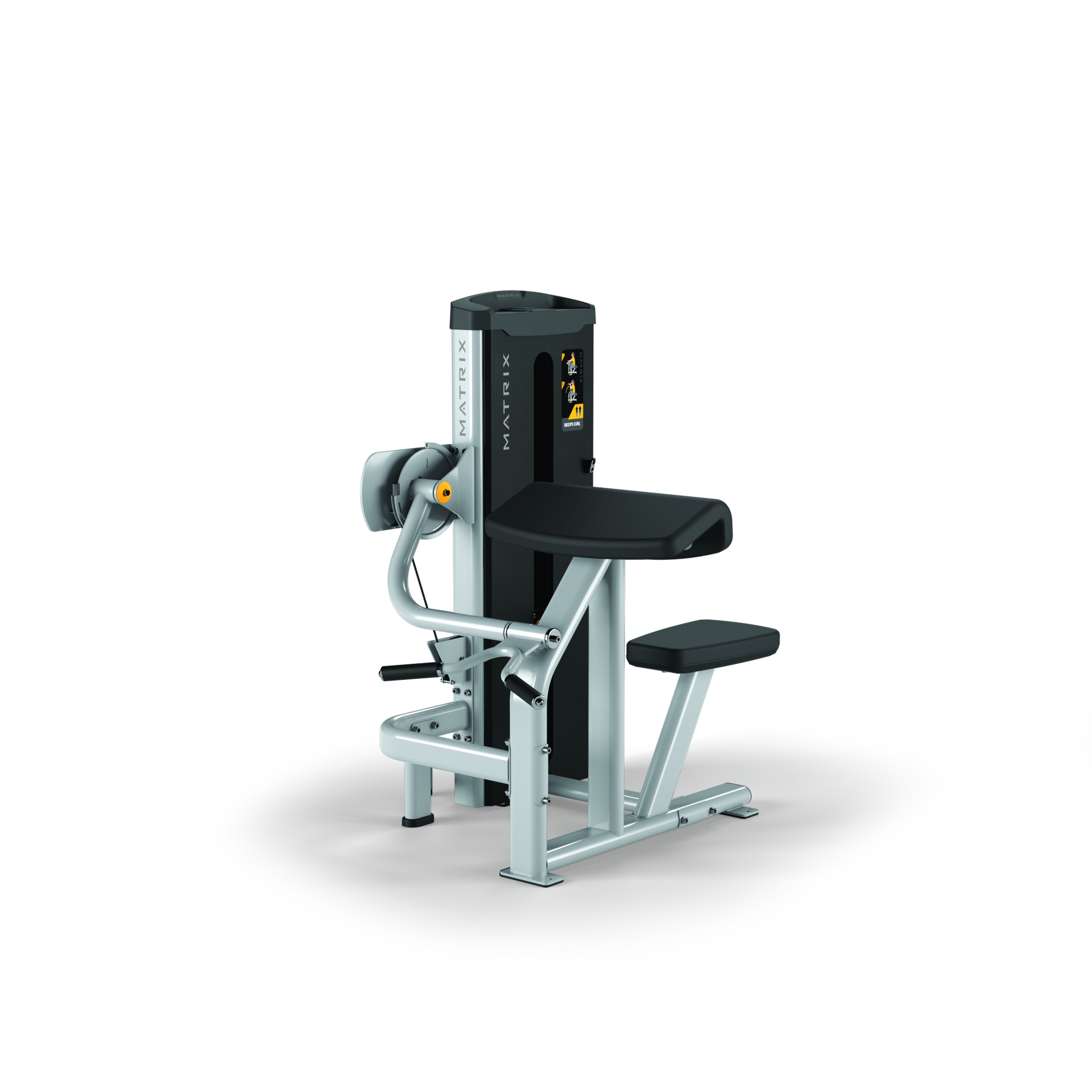 Matrix Fitness Go Bicep Curl front view | Fitness Experience