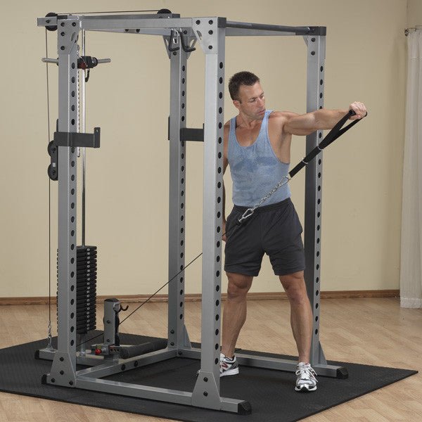 Body-Solid GPR378 Pro Power Cage attachment view | Fitness Experience