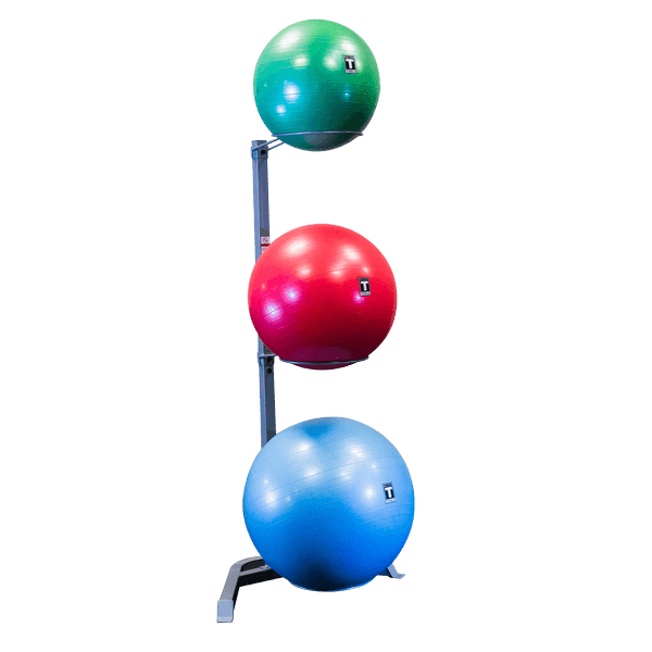 Body-Solid GSR10 Stability Ball Storage Rack with 3 balls | Fitness Experience