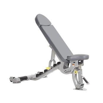 Hoist Fitness CF-3160 Flat/Incline Bench with gray upholstery | Fitness Experience
