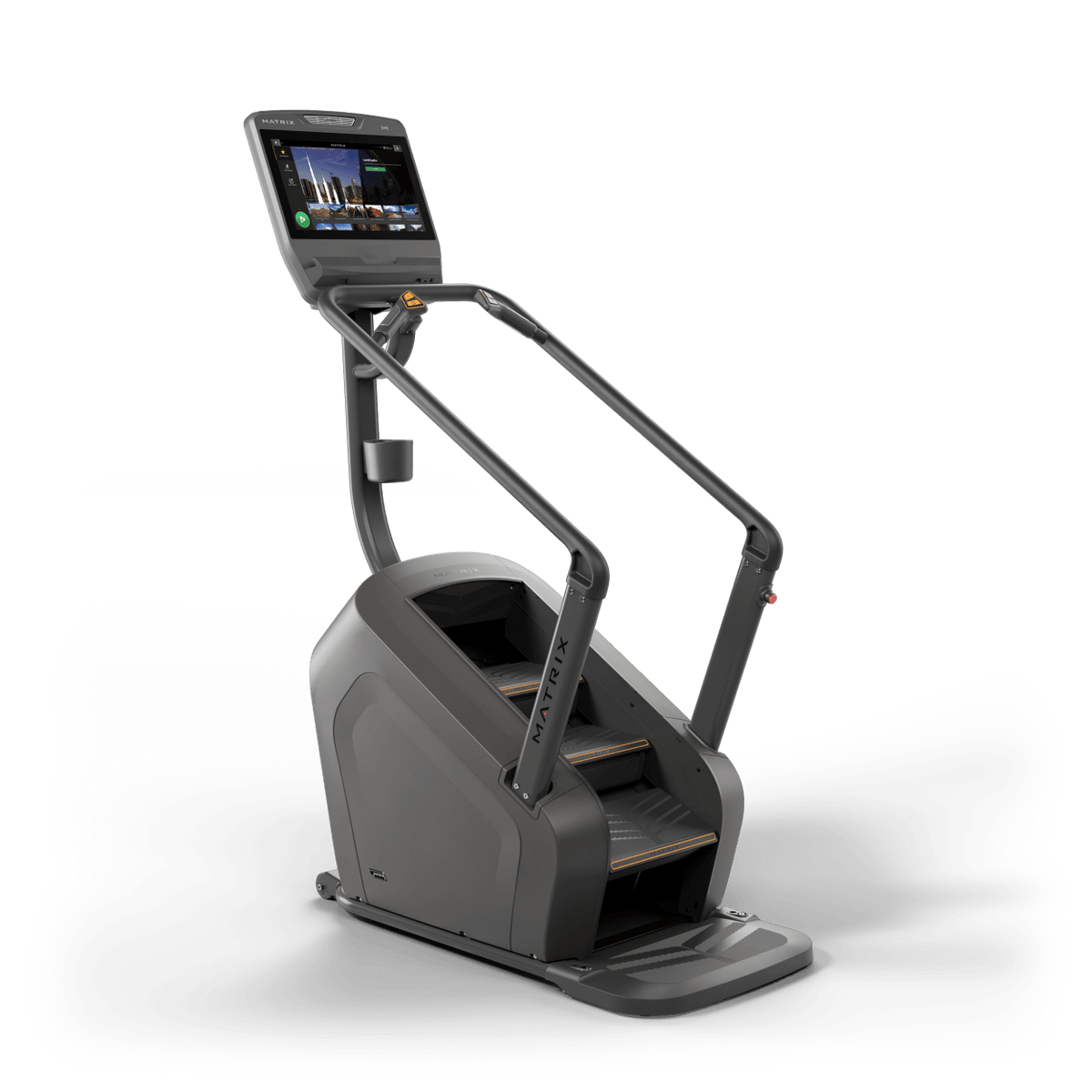 Matrix Fitness Lifestyle Climbmill with Touch XL Console front view | Fitness Experience